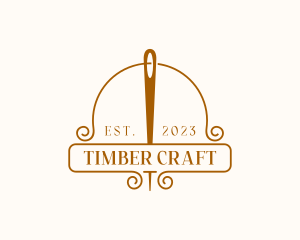 Needle Craft Tailoring logo design