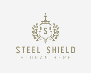 Sword Shield Weapon logo