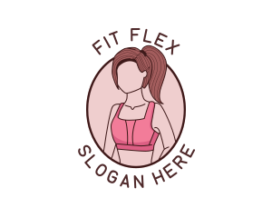 Fitness Woman Bra logo