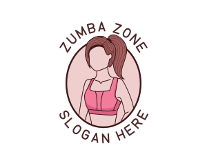 Fitness Woman Bra logo