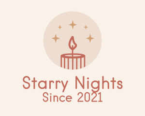 Starry Candle Light logo design