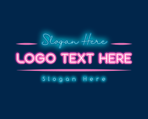 Neon Glow Business Logo