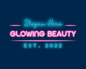 Neon Glow Business logo design