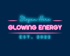 Neon Glow Business logo design