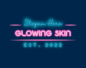 Neon Glow Business logo design