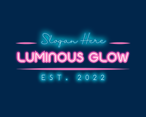 Neon Glow Business logo design