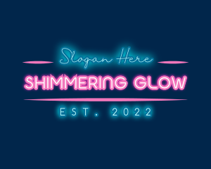 Neon Glow Business logo design