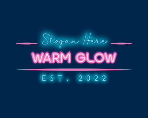 Neon Glow Business logo design