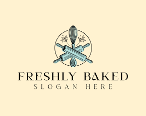 Baking Whisk Pastry logo design