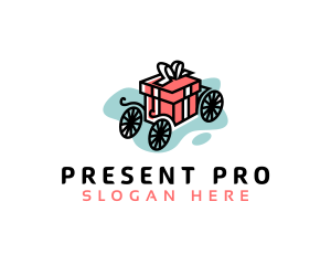 Carriage Gift Present logo design
