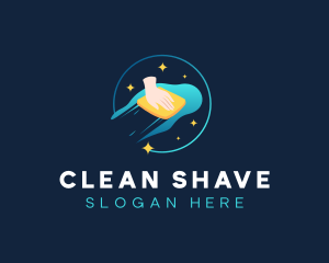 Sanitation Wipe Cleaning logo design