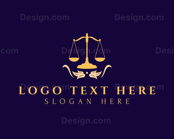 Legal Leaf Scale Logo