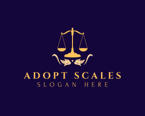 Legal Leaf Scale logo design