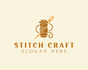 Spool Needle Tailoring logo design