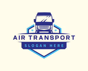 Truck Transportation Logistics logo design