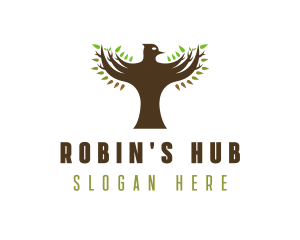 Natural Bird Wings logo