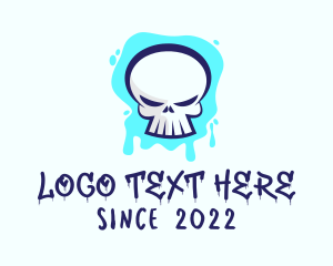 Skull Graffiti Art  logo
