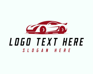 Sports Car Racing Vehicle logo