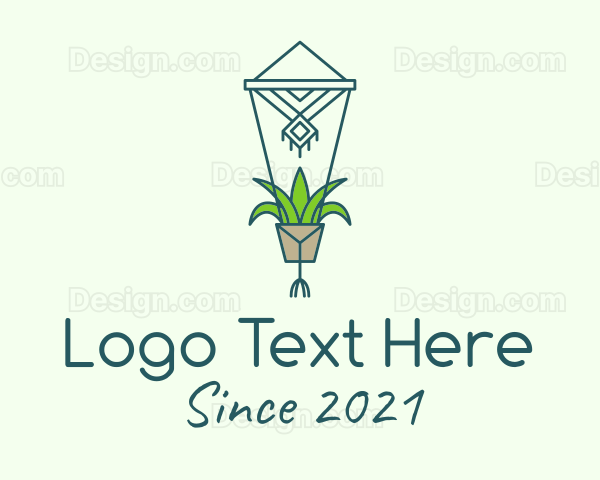 Hanging Plant Pot Logo