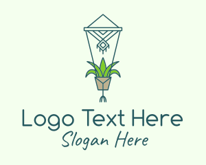 Hanging Plant Pot Logo