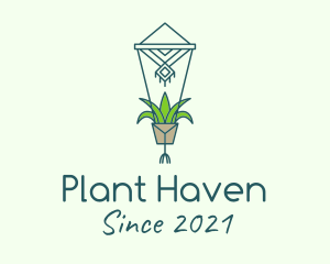 Hanging Plant Pot logo design