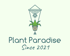 Hanging Plant Pot logo design