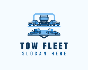 Truck Cargo Logistics logo design