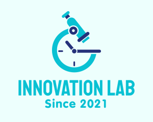 Laboratory Microscope Clock  logo