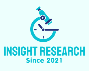 Laboratory Microscope Clock  logo