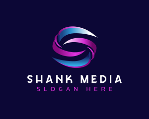 Media Tech Letter S logo design