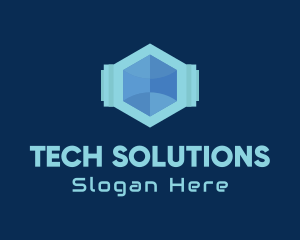 Geometric Tech Company  logo design