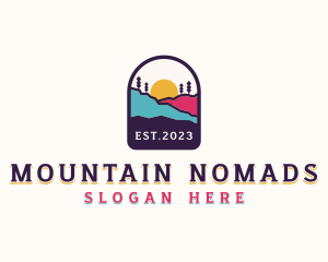 Mountain Summit Trekking  logo design