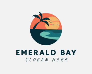 Sunset Island Beach logo