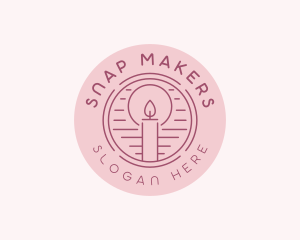 Candlelight Candle Maker logo design