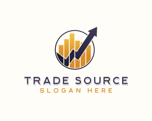 Financial Trading Graph logo design
