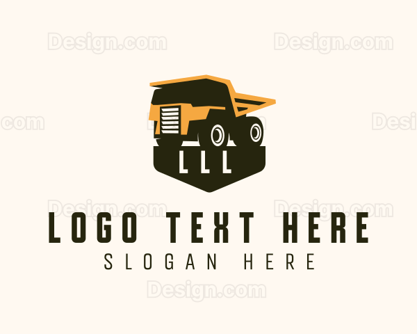 Construction Truck Vehicle Logo