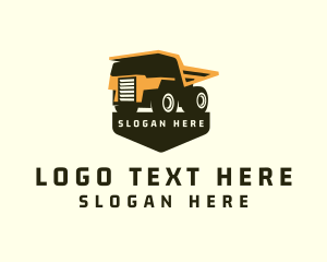 Construction Truck Vehicle Logo