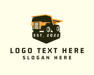 Vehicle - Construction Truck Vehicle logo design
