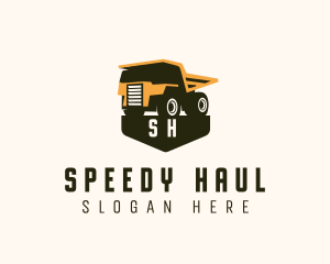 Construction Truck Vehicle logo design