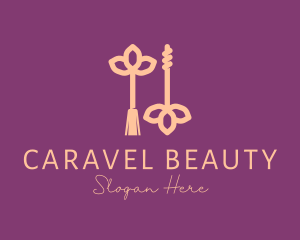 Key Beauty Brushes logo design