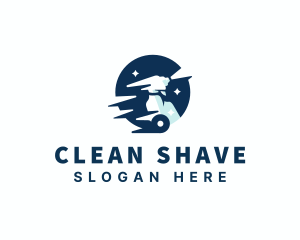 Sprayer Cleaning Janitorial logo design