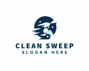 Sprayer Cleaning Janitorial logo design