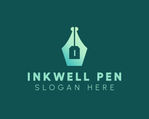 Publishing Pen Nib  logo design