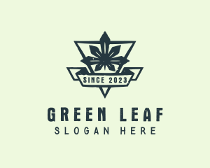 Cannabis Leaf Plant logo design