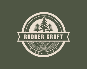 Lumberjack Handicraft Woodwork logo design