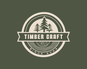 Lumberjack Handicraft Woodwork logo design