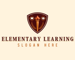 Educational Learning School logo design