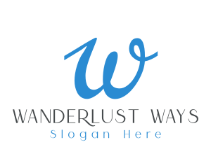 Elegant Handwritten Cursive logo design