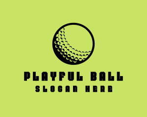 Golf Ball Sport logo design