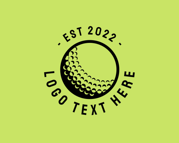 Golf Ball logo example 4